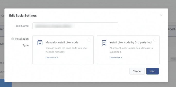 2 options to install your pixel code